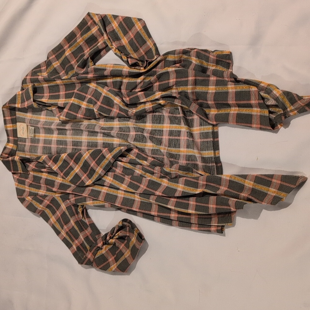 Self Esteem Multicolor Plaid Women's Cardigan